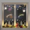 vidaXL Christmas Lights Shooting Star Silhouette 2 pcs 50 LEDs Warm White