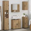 vidaXL Bathroom Furniture Set with Drawer with Door 5 pcs Artisan Oak