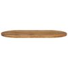 vidaXL Table Top 100x50x2.5 cm Oval Solid Wood Mango