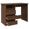 vidaXL Desk Brown Oak 102x50x75 cm Engineered Wood