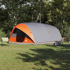 vidaXL Tunnel tent Grey and Orange 500 x 348 x 200 cm Taffeta