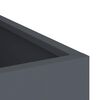 vidaXL Garden Planter Anthracite 50 x 32 x 40 cm Cold-rolled Steel