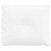 vidaXL Back Pillow White 60 x 19 x 50 cm Fabric