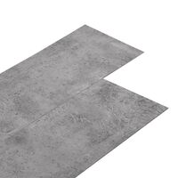 vidaXL Non Self-adhesive PVC Flooring Planks 5.26 m² 2 mm Cement Brown
