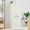 vidaXL Storage Cabinet White 60 x 40 x 140 cm Cold-Rolled Steel