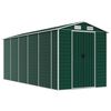 vidaXL Garden Shed Green 191x470x198 cm Galvanised Steel