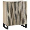 vidaXL Sideboard White 60 x 33.5 x 75 cm Solid Mango Wood