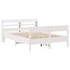 vidaXL Bed Frame without Mattress White 160x200 cm Solid Wood Pine