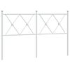 vidaXL Metal Replace Headboard White 137cm