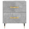 vidaXL Bedside Cabinets 2 pcs Concrete Grey 40x35x47.5 cm Engineered Wood