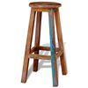 vidaXL Bar Stool Solid Reclaimed Wood