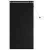 vidaXL Venetian Blind Black 95 x 160 cm 35 mm Solid Paulownia Wood