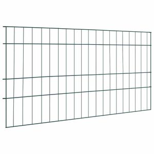 vidaXL Pond Fence Set 5 pcs Green 100 x 50 cm Steel