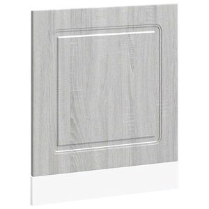 vidaXL Dishwasher Panel&nbsp;Kalmar&nbsp;Grey Sonoma 60x1.5x57 cm Engineered Wood