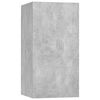 vidaXL 6 Piece TV Cabinet Set Concrete Grey Engineered Wood