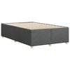 vidaXL Bed Frame without Mattress Dark Grey&nbsp;Double Fabric