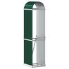vidaXL Log Holder Green 40x45x170 cm Galvanised Steel