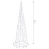 vidaXL Acrylic Decorative LED Light Cone Cold White 60 cm