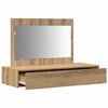 vidaXL Dressing Table Brown 100 x 40 x 70 cm Engineered Wood