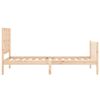vidaXL Bed Frame without Mattress 100x200 cm Solid Wood Pine