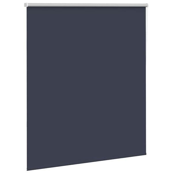 vidaXL Roller Blind Blackout Marine 120x150 cm Fabric Width 116.6 cm Polyester