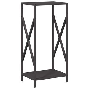 vidaXL Firewood Rack Black 34x25x70 cm Cold-rolled steel