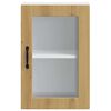 vidaXL Kitchen Wall Cabinet with Glass Door&nbsp;Porto Artisan Oak