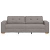 vidaXL Sofa Taupe 221 x 78 x 80 cm Fabric