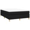 vidaXL Box Spring Bed Frame Black Double Fabric (UK/IE/FI/NO only)