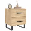 vidaXL Bedside Cabinet Sonoma Oak 40x35x47.5 cm Engineered Wood