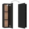 vidaXL 4 Piece TV Cabinet Set Black Engineered Wood
