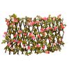 vidaXL Artificial Ivy Trellis Expandable Dark Pink 180x20 cm