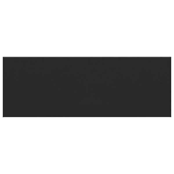 vidaXL Window Sill Black with Wood Grain 120 x 50 x 4.5 cm PVC