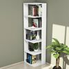 Homemania Bookcase Corner 41.8x41.8x160.8cm White