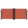 vidaXL Retractable Side Awning Terracotta 100x600 cm
