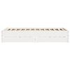 vidaXL Bed Frame without Mattress White 140x200 cm Solid Wood Pine