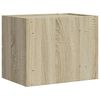 vidaXL Wall-mounted Bedside Cabinet Sonoma Oak 45x30x35 cm