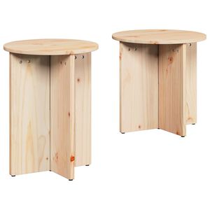vidaXL Coffee Table 2 pcs Natural
