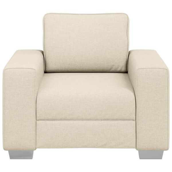 vidaXL Sofa Beige 100 x 77 x 82 cm Linen