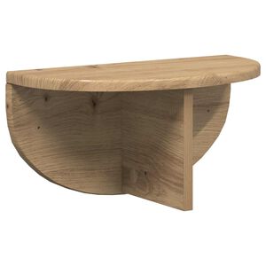 vidaXL Wall Shelf Artisan Oak 38 x 19 x 19 cm Engineered Wood