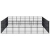 vidaXL Outdoor Dog Kennel Steel 73.73 m&sup2;