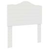 vidaXL Headboard with Headboard Gloss White 75 cm Engineered wood
