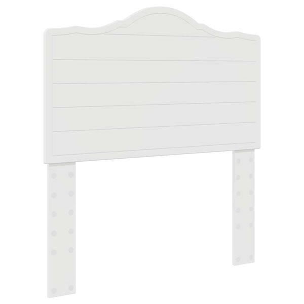 vidaXL Headboard with Headboard Gloss White 75 cm Engineered wood