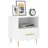 vidaXL Bedside Cabinets 2 pcs White 40x35x47.5 cm Engineered Wood