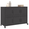 vidaXL Sideboard Black 100.5x39x72 cm Steel