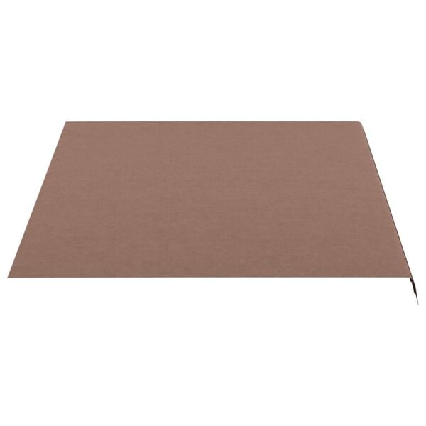 vidaXL Replacement Fabric for Awning Brown 4x3 m