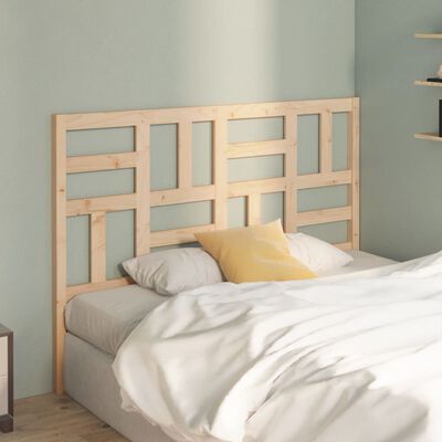 vidaXL Bed Headboard 166x4x104 cm Solid Wood Pine