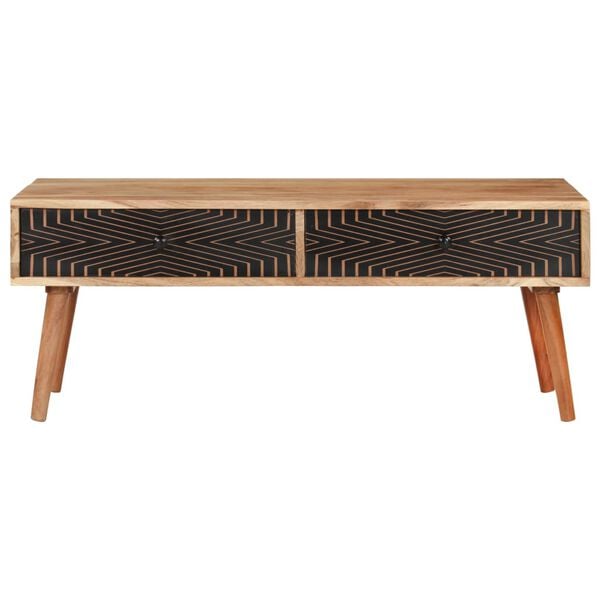 vidaXL Coffee Table 100x50x39 cm Solid Acacia Wood