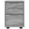 vidaXL Bedside Tables with Drawer 2 pcs Grey Sonoma 30.5 x 30 x 43 cm