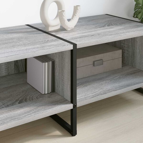 vidaXL TV Cabinet Grey Sonoma 170.5 x 36 x 30.5 cm Engineered Wood